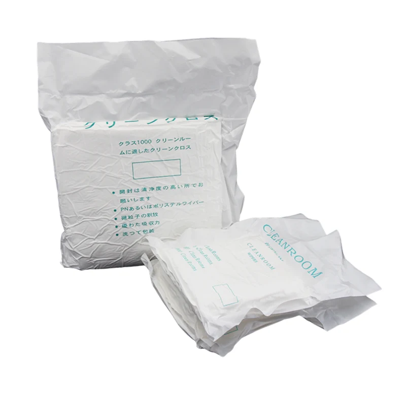 Estne mundus Cleanroom Wiper totus ex 100% Polyester?